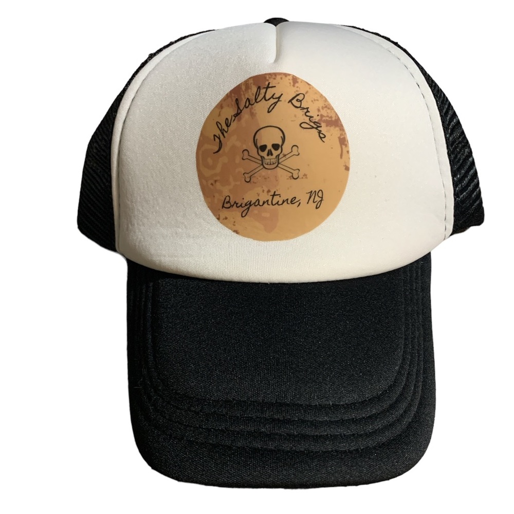 NWT The Salty Brigs, Brigantine, NJ Hat OS BLACK
